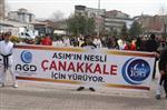 FUZULİ - Anadolu Gençlik Derneği 'çanakkale Ümmet Yürüyüşü'Düzenledi