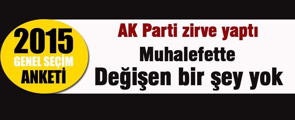 İşte son seçim anketi