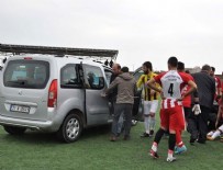 SÜPER AMATÖR LİGİ - Ambulans Olmayınca Sahadan Özel Araçla Alındı