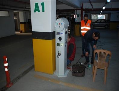 Çaycuma Araç Otoparkına Elektrikli Şarj Ünitesi Konuldu