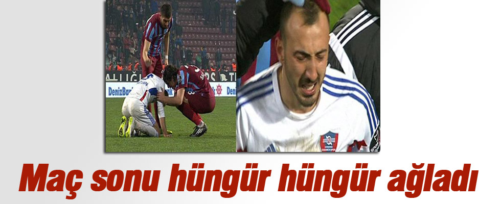 Karabüksporlu Ahmet İlhan'ın gözyaşları...