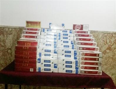 Manavgat'ta Gümrük Kaçağı 3 Bin 70 Paket Sigara Ele Geçirildi