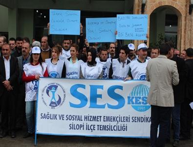 Silopi’de Doktorların Güvenlik Gerekçesiyle Tayin İstemeleri Protesto Edildi