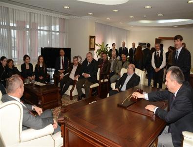 Başkan Keleş, Vali Fidan’ı Ziyaret Etti