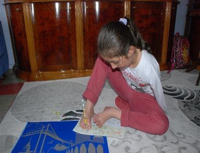 Doğuştan İki Kolu Olmayan Nisanur, Ressam Olmak İstiyor