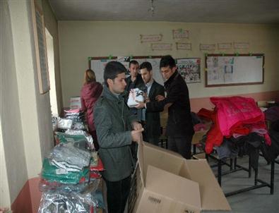 Genç İş Adamından Köy Çocuklarına Yardım