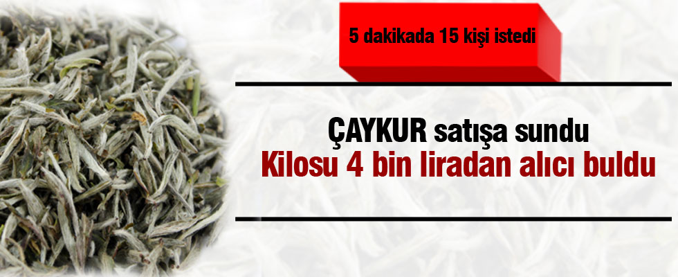 İmparatorun çayı internetten satışa çıktı