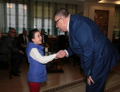 Minik Şampiyondan Kırklareli Belediye Başkanı Kesimoğlu’na Ziyaret