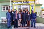 TAKSİ DURAĞI - Başkan Fadıloğlu Taksici Esnafını Ziyaret Etti