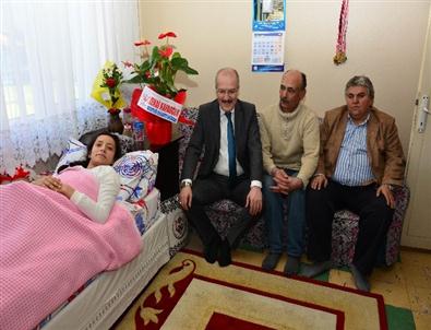 Başkan Kafaoğlu'ndan Kaza Geçiren Sporcuya Ziyaret