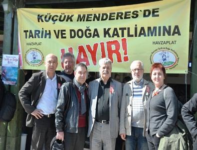 İzmir'de Çevreciler Çed Toplantısına İzin Vermedi