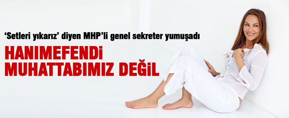 MHP'den Hülya Avşar'a yanıt