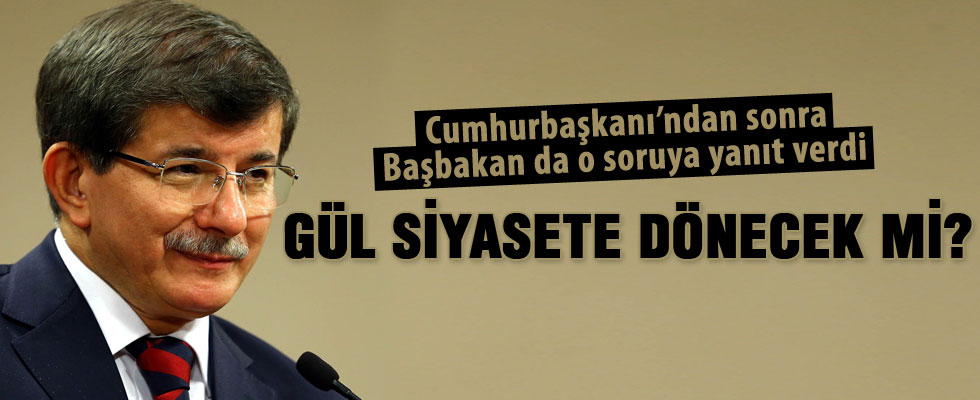 Başbakan Davutoğlu'ndan Abdullah Gül açıklaması