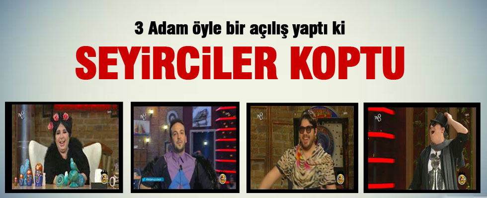 3 Adam defilesi
