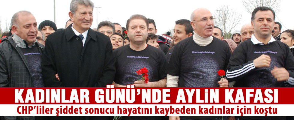 Maltepe'de erkekler kadınlar için koştu