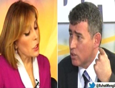 Metin Feyzioğlu, canlı yayını terk etti