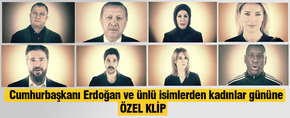 Cumhurbaşkanı Erdoğan'dan Kadınlar Gününe özel video