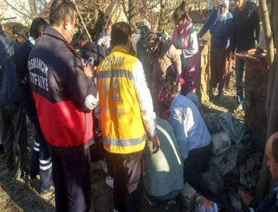 (özel Haber) Çapa Makinesine Ayağını Kaptıran Kadın Yaralandı