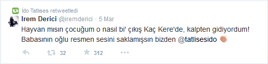''Hayvan mısın çocuğum...''