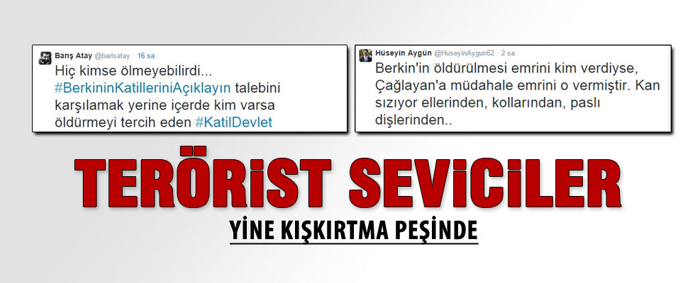 Barış Atay ve Hüseyin Aygün'den skandal tweetler
