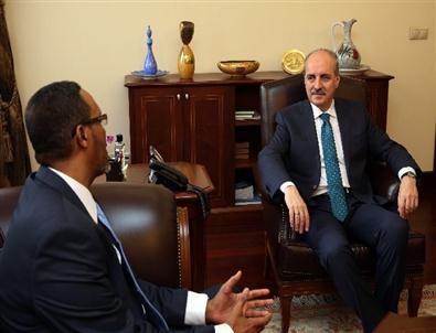 Başbakan Yardımcısı Kurtulmuş, Somali Başbakan Yardımcısı Mohamed Omer Arteh Ghalib İle Görüştü