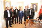 DURSUN ALI ŞAHIN - Blagnevgrad Bölge Müftüsü Muhammed, Edirne Valisi Şahin’i Ziyaret Etti