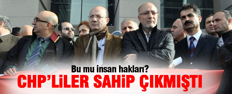 CHP'li vekiller örgüt avukatlarına sahip çıkmıştı
