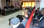 MİNİBÜS DURAĞI - Polis, Şehiriçi Minibüs Kooperatif Başkanlarıyla Toplantı Yaptı