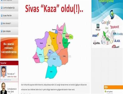 Sivas’ta Haber Sitesinden ‘1 Nisan'Şakası