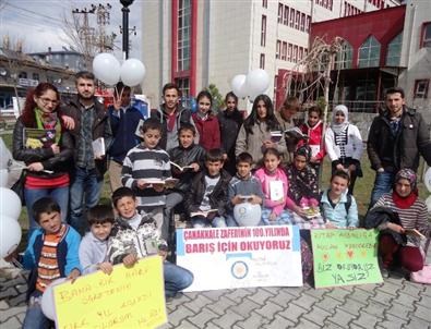 Tegv’li Öğrenciler Barış İçin Okudular