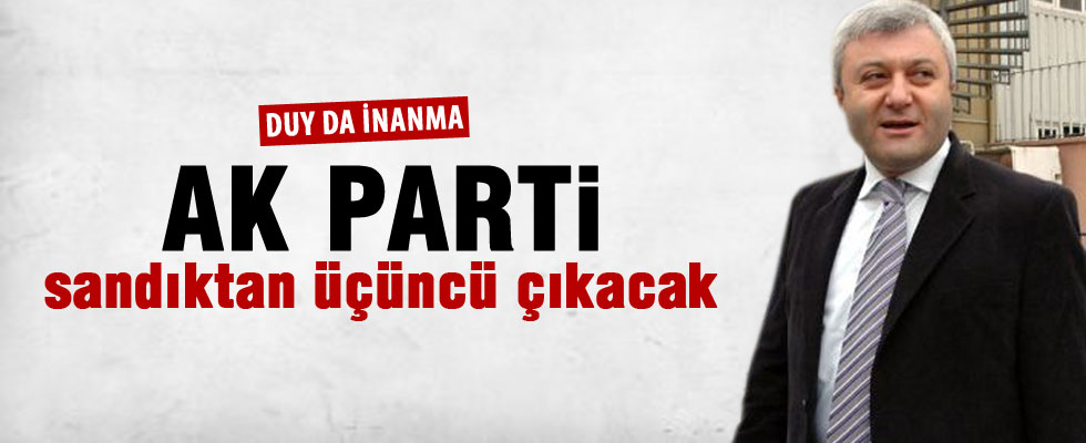 Tuncay Özkan: AK Parti ikinci ya da üçüncü parti çıkacak