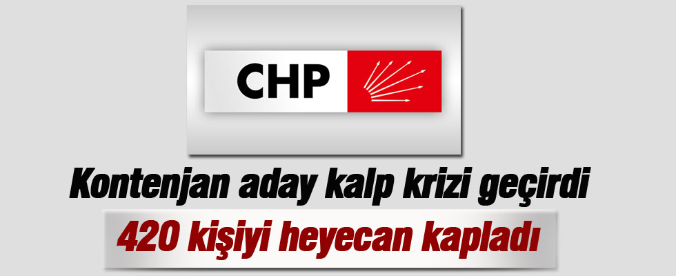 CHP'nin adayı Mustafa Baysan kalp krizi geçirdi