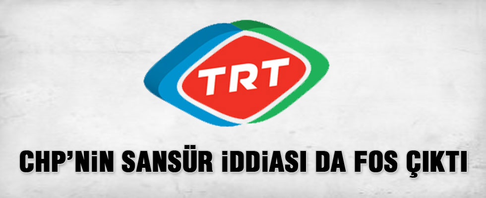 TRT'den ''sansür'' iddialarına ilişkin açıklama