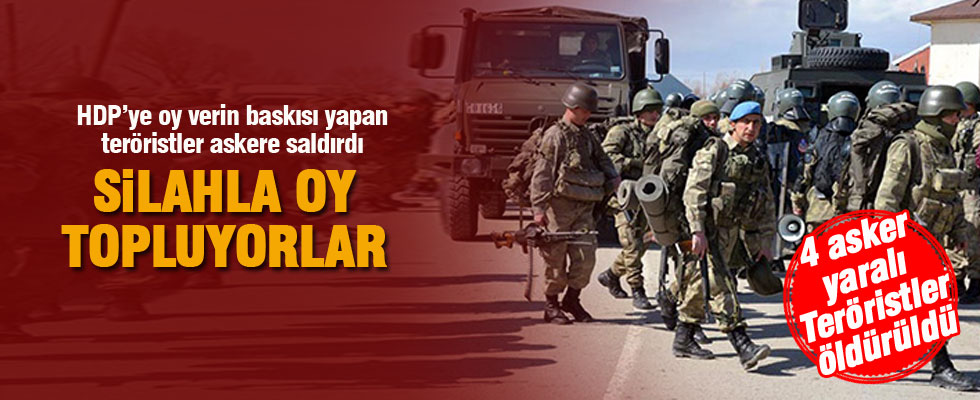 PKK, silahla HDP'ye oy topluyor