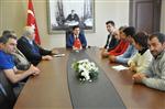 RUHSAT İŞLEMLERİ - Bodrum Fırıncılar Derneğinden Kaymakam Gödekmerdan'a Ziyaret