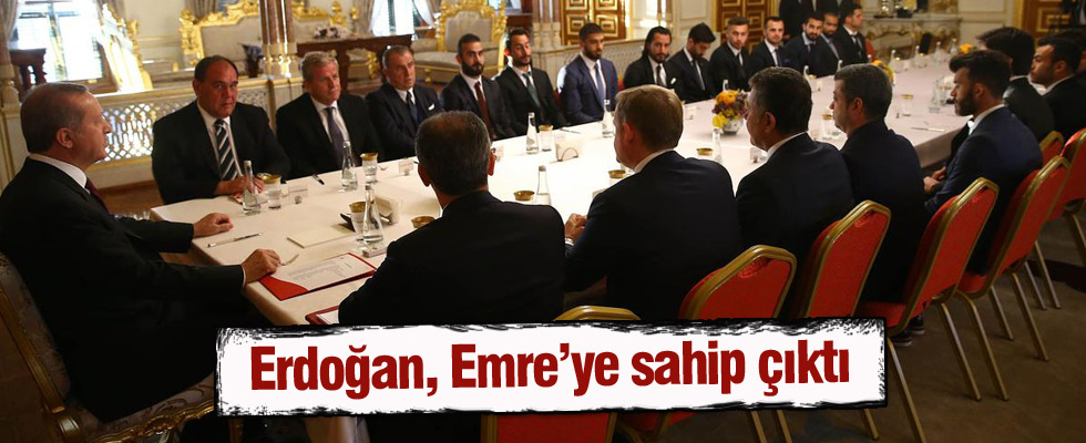 Cumhurbaşkanı Erdoğan'dan Emre'ye destek