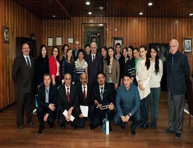 Karaganda Devlet Tıp Üniversitesi’nin Öğrenci ve Öğretim Elemanları Atatürk Üniversitesi’nde Buluştu