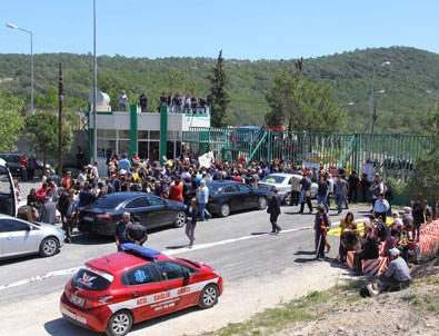 Nükleer karşıtlarından görülmemiş eylem