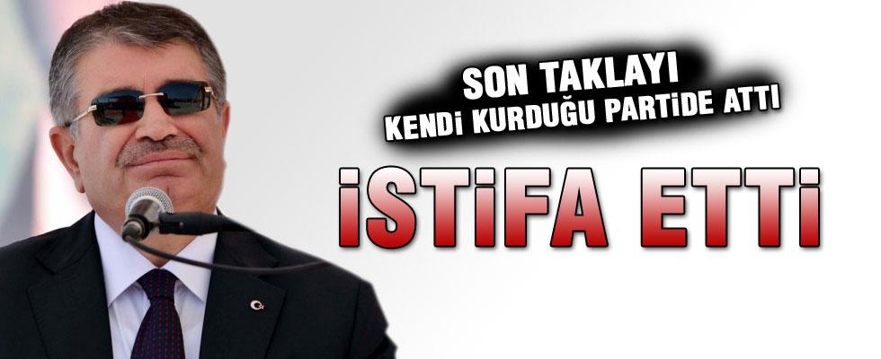 İdris Naim Şahin partisinden istifa etti