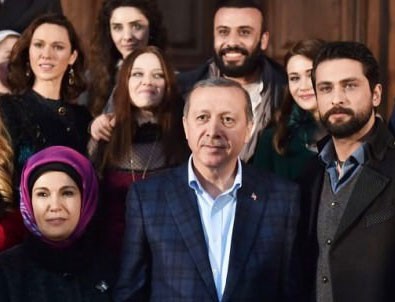 Erdoğan'dan 'Filinta' setine sürpriz ziyaret