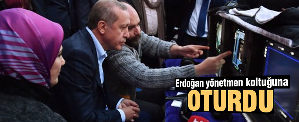Erdoğan'dan 'Filinta' setine sürpriz ziyaret
