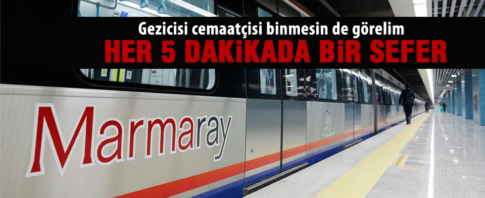 Marmaray'da sefer aralığı 5 dakikaya düşüyor