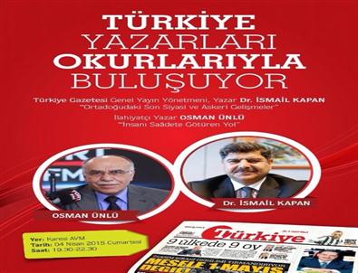 Türkiye Gazetesi Yazarları Okurlarla Buluşacak