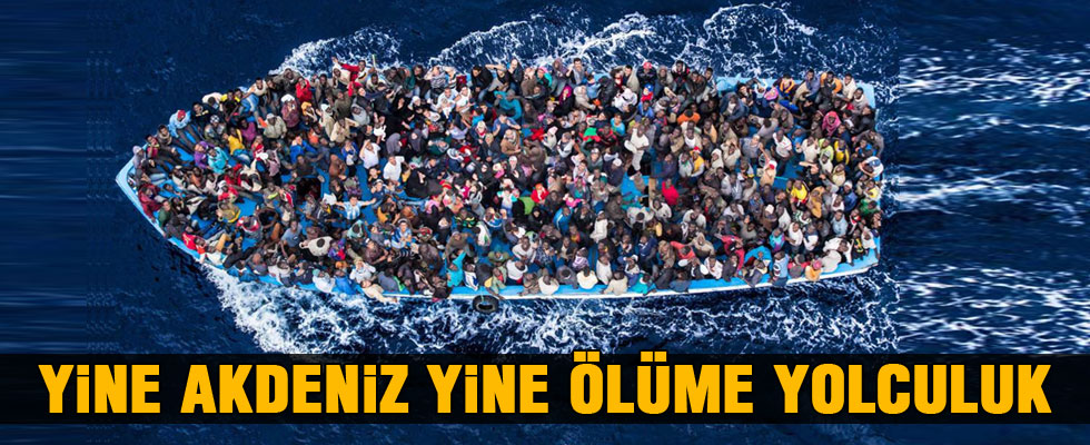 Akdeniz'de bir göçmen teknesi daha battı