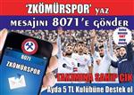SMS - Kömürspor'a 2. Lig Mücadelesinde Destek Çağrısı