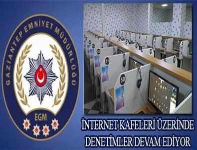 Gaziantep'te İnternet Kafeler Denetlendi