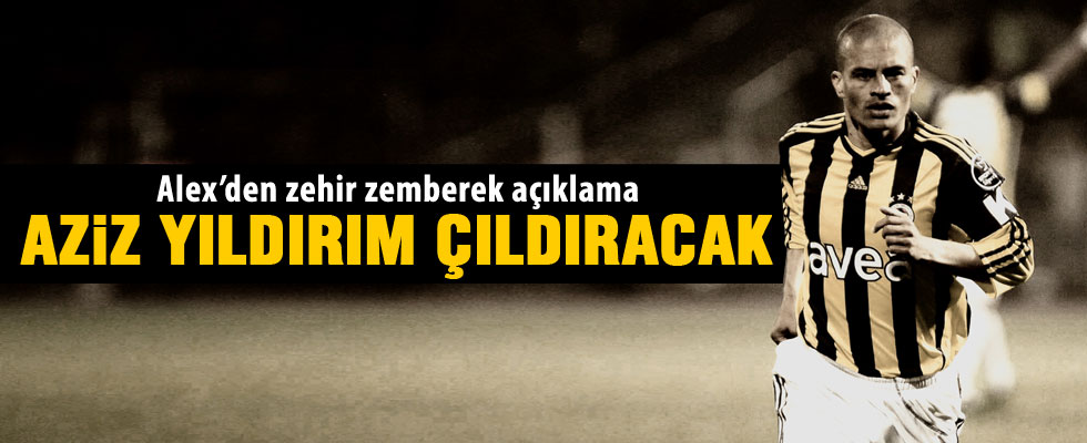 Alex'den Yıldırım'a çok sert sözler