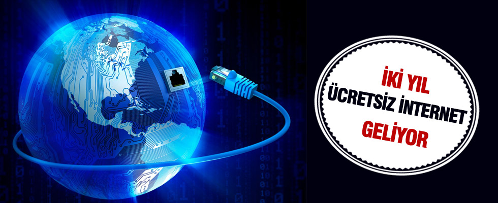 Telekom evlere ücretsiz internet verecek
