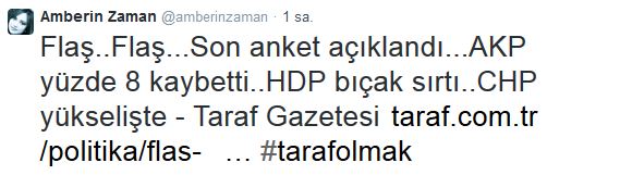 Amberin Zaman'dan algı operasyonu