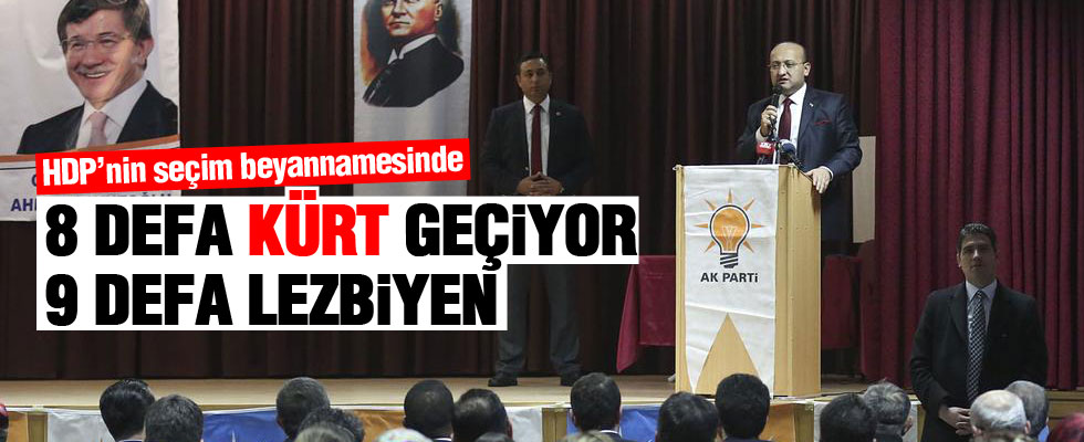 Akdoğan: HDP Kürtlerin CHP'si.
